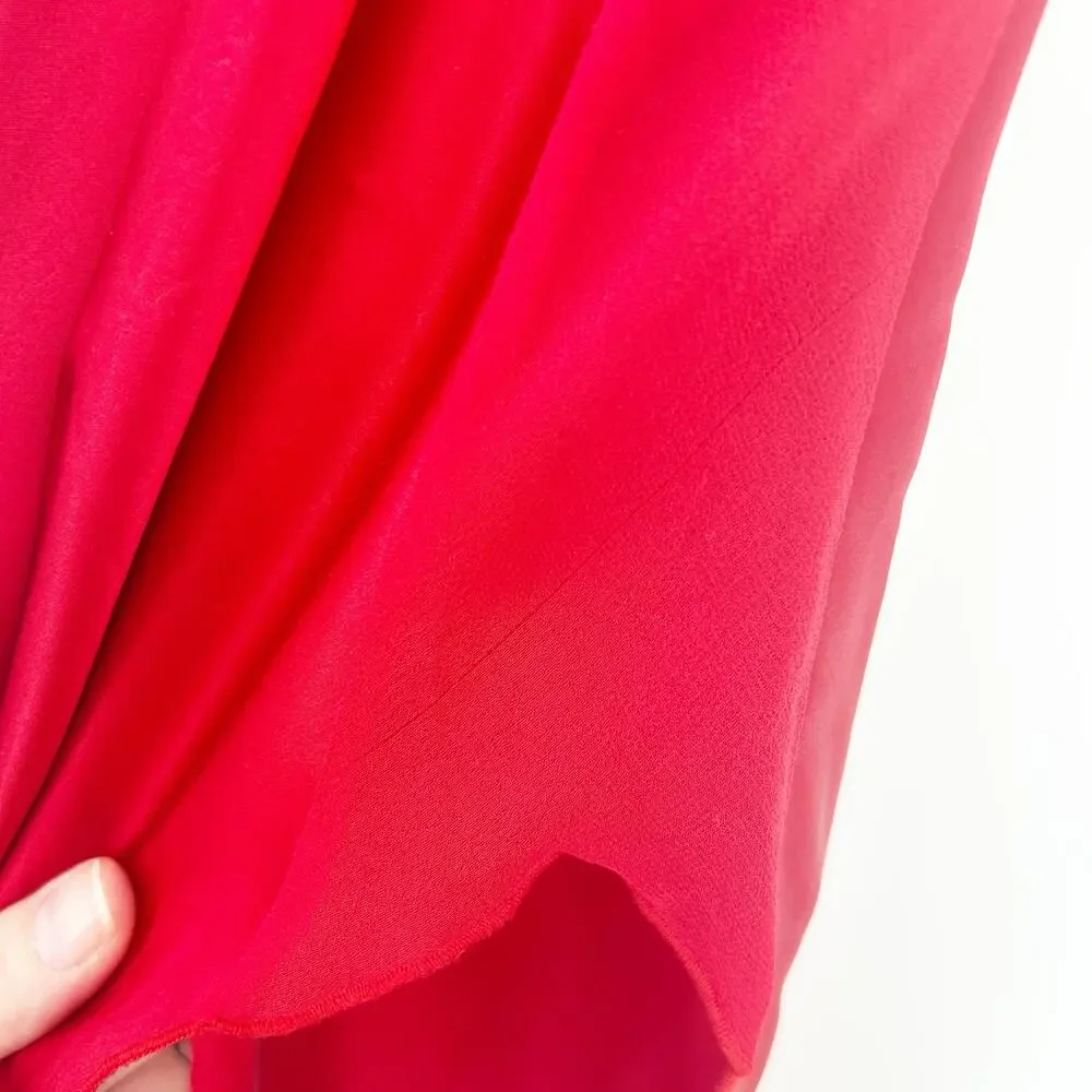 Magic Silk Womens Y2K Coquette 100% Silk Lace Up Cami Mini Slip Babydoll Dress M - Picture 6 of 7